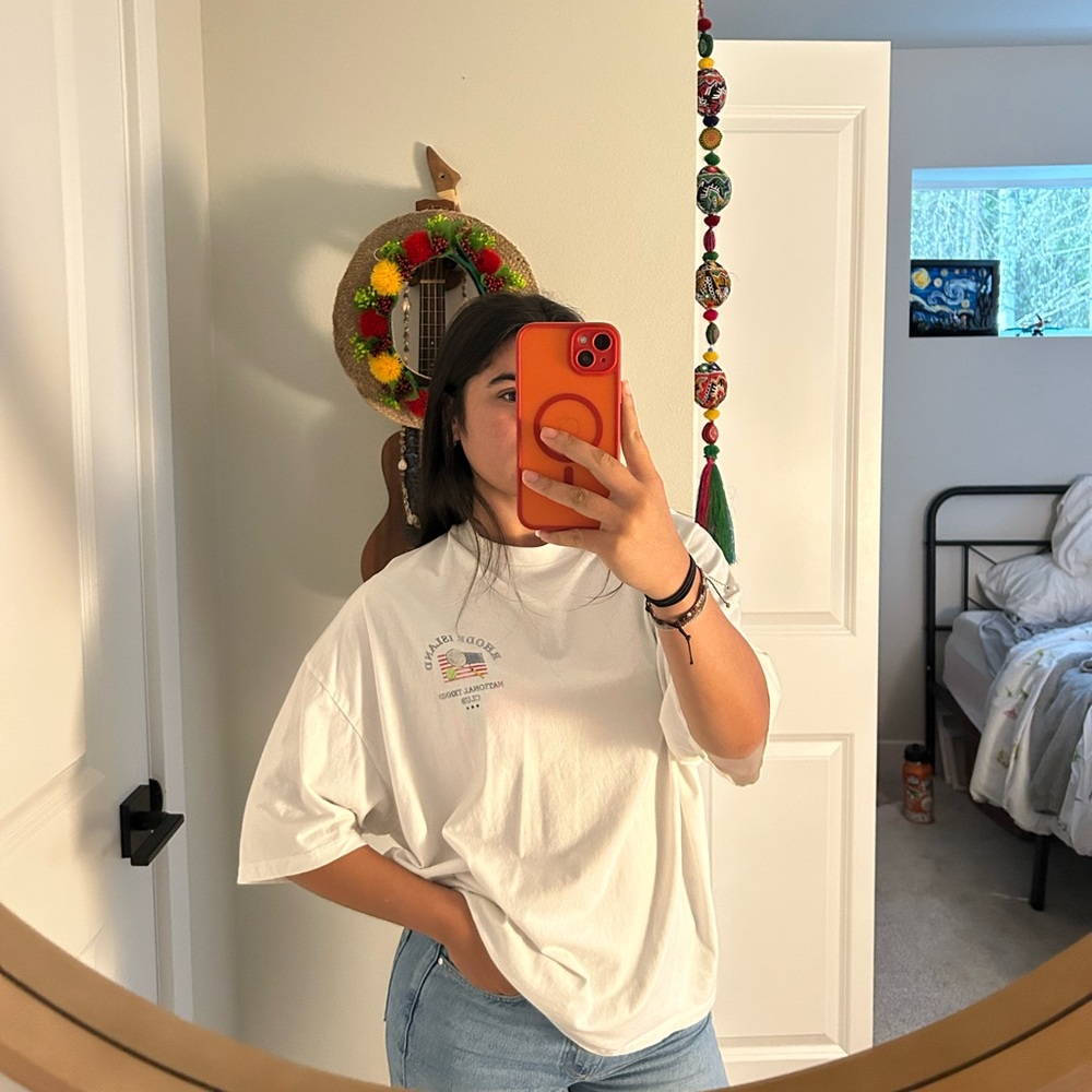 White Graphic T-Shirt